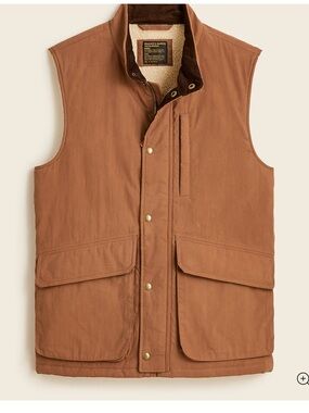 J Crew x Wallace & Barnes field vest